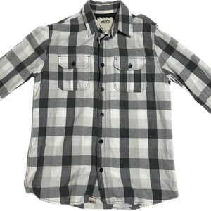 Vans off the wall plaid button up. Medium